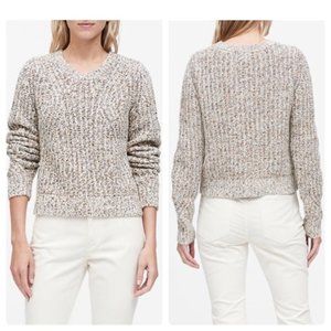 Banana Republic Chunky Pointelle Cropped Sweater